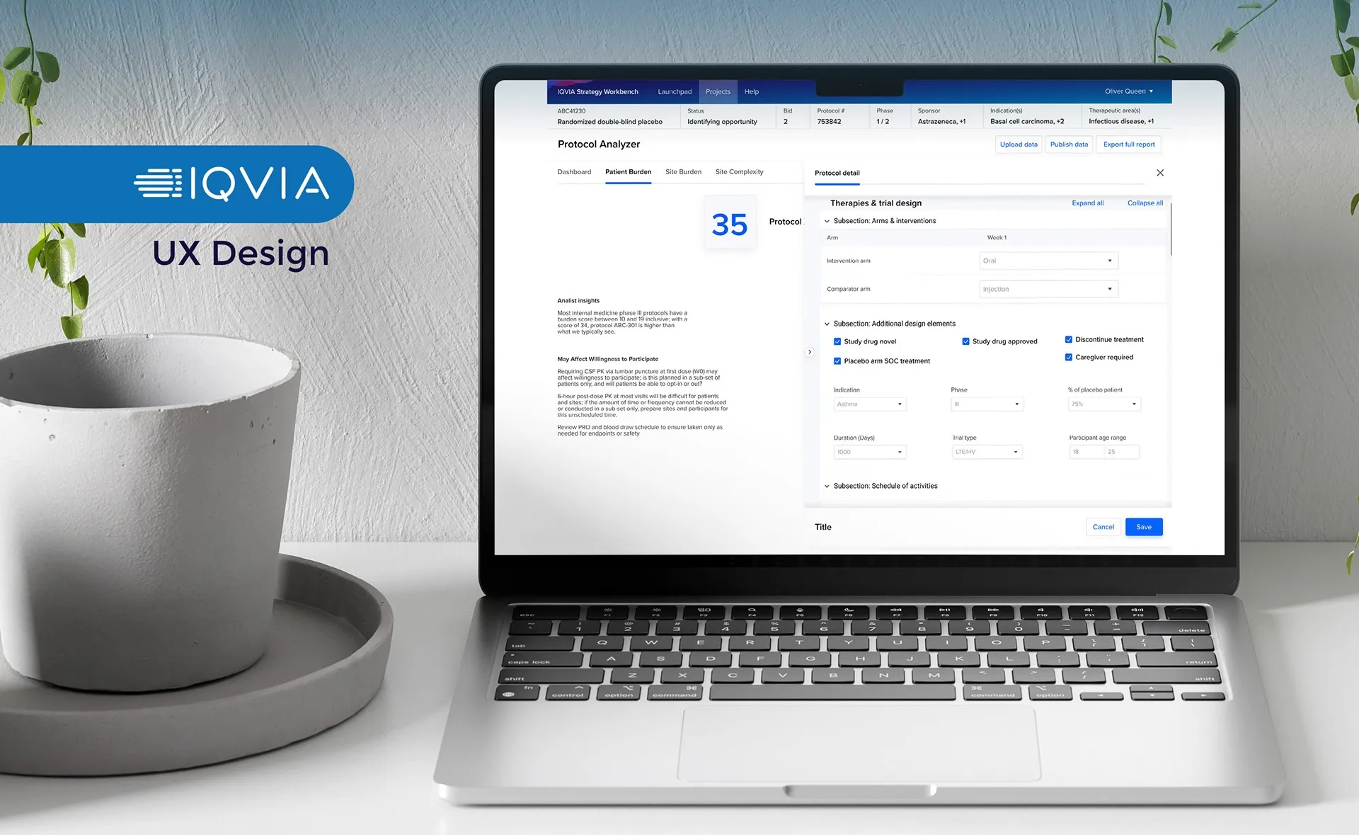 IQVIA Strategy Workbench, the enterprise protocol design platform