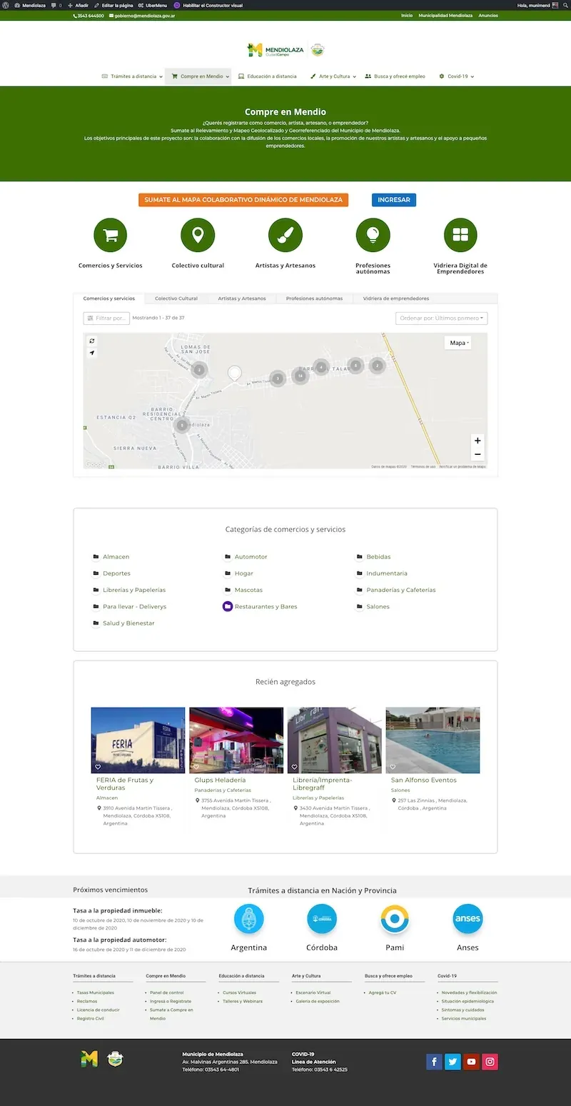 Referencia de estructura de servicio de Municipality of Mendiolaza