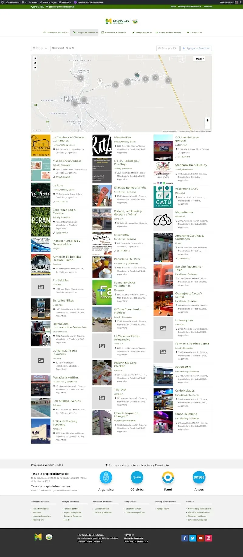Flujo de información para el ciudadano de Municipality of Mendiolaza
